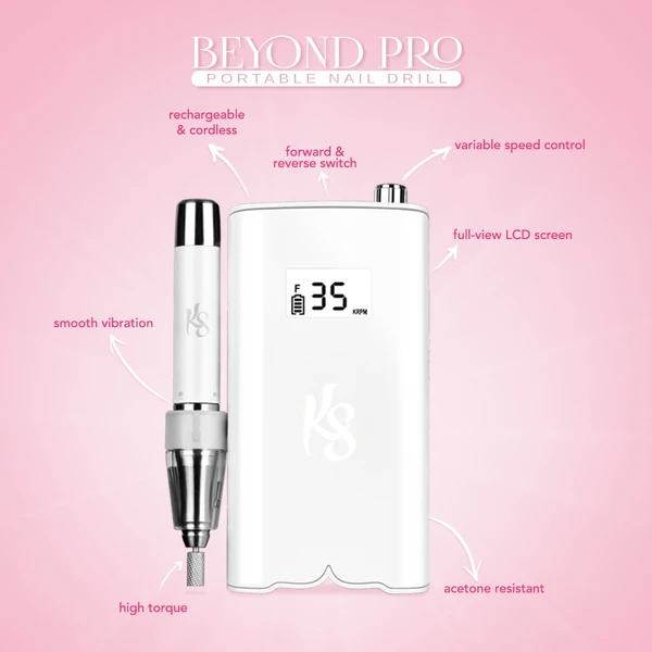 Kiara Sky Beyond Pro Portable Nail Drill - Pink