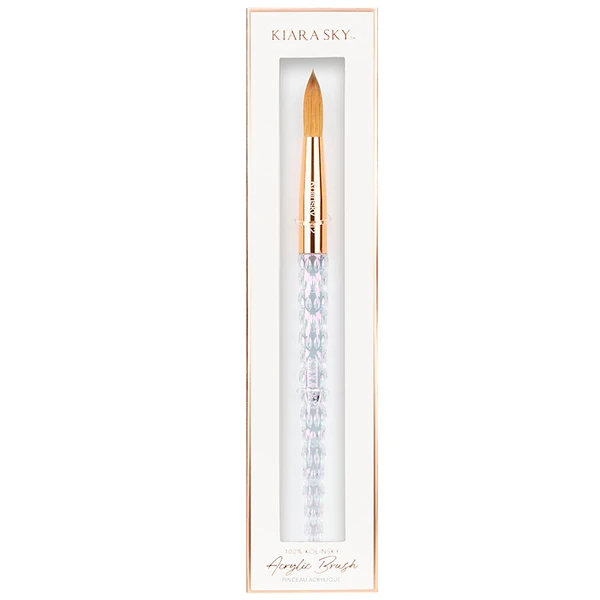 Kiara Sky 100% Kolinsky Acrylic Brush (Classic Color) - Size 12
