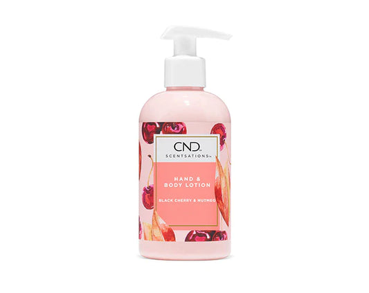 CND SCENTSATION HAND & BODY LOTION (8.3OZ/245ML) - BLACK CHERRY & NUTMEG