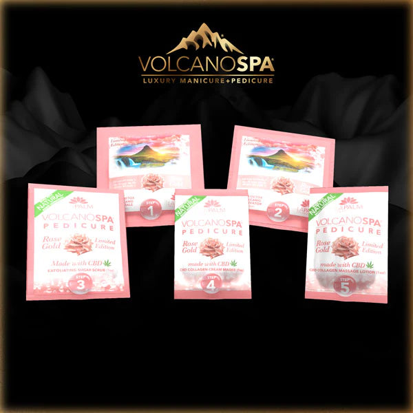 LAPALM VOLCANO SPA PEDICURE - ROSE GOLD (SPECIAL EDITION)