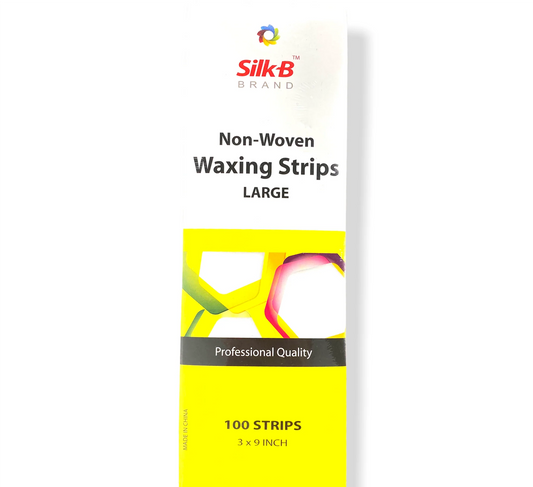 SILK-B NON-WOVEN WAXING STRIPS LARGE (100 STRIPS) (3X9INCH)