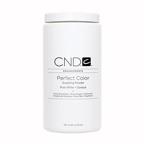 CND PERFECT SCULPTING POWDER (907G/32OZ) - PURE WHITE OPAQUE