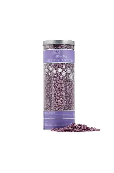 SATIN SMOOTH PEBBLE WAX (23OZ/ 650G) - AMETHYST CRYSTAL