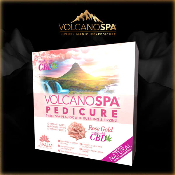 LAPALM VOLCANO SPA PEDICURE - ROSE GOLD (SPECIAL EDITION)