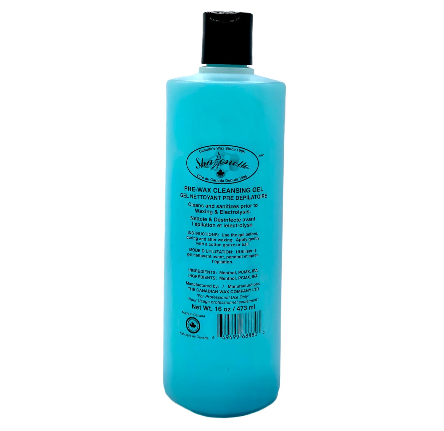 SHARONELLE PRE-WAX CLEANSING GEL (16OZ/ 473ML)