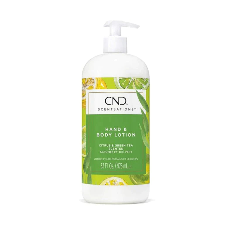 CND SCENTSATION HAND & BODY LOTION (33OZ/ 976ML) - CITRUS & GREEN TEA