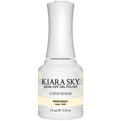 Kiara Sky Gel Polish - White Peach - KSG645