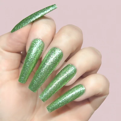 Kiara Sky Platinum FX Gel Polish - Emerald Star - GFX208