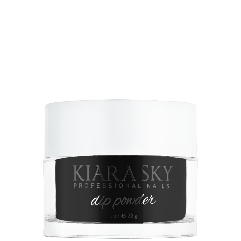 Kiara Sky Dip Powder - Back to Black - KSD435