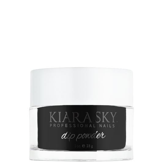 Kiara Sky Dip Powder - Back to Black - KSD435