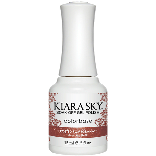 Kiara Sky Gel Polish - Frosted Pomegranate - KSG457