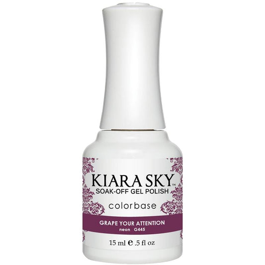 Kiara Sky Gel Polish - Grape Your Attention - KSG445