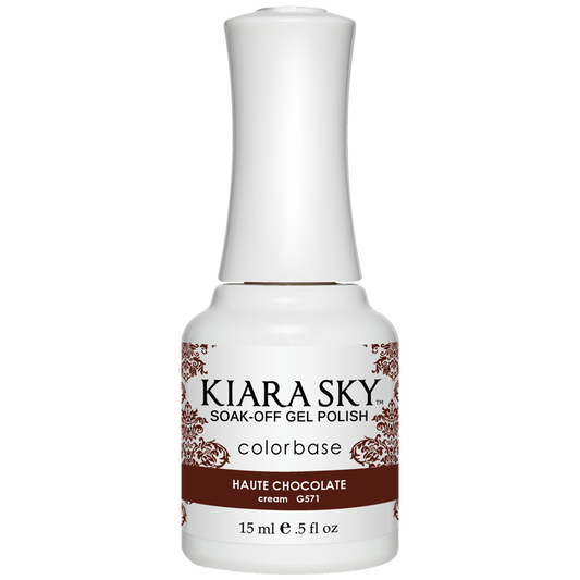 Kiara Sky Gel Polish - Haute Chocolate - KSG571