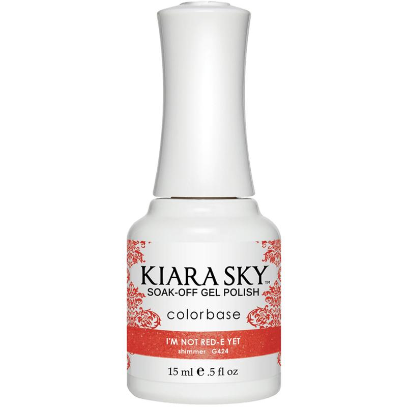 Kiara Sky Gel Polish - I'm Not Red-E Yet - KSG424