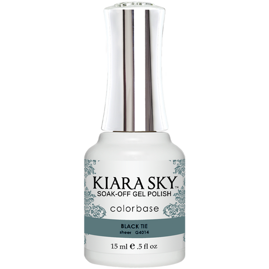 Kiara Sky Jelly Gel Polish - Black Tie - KSG4014