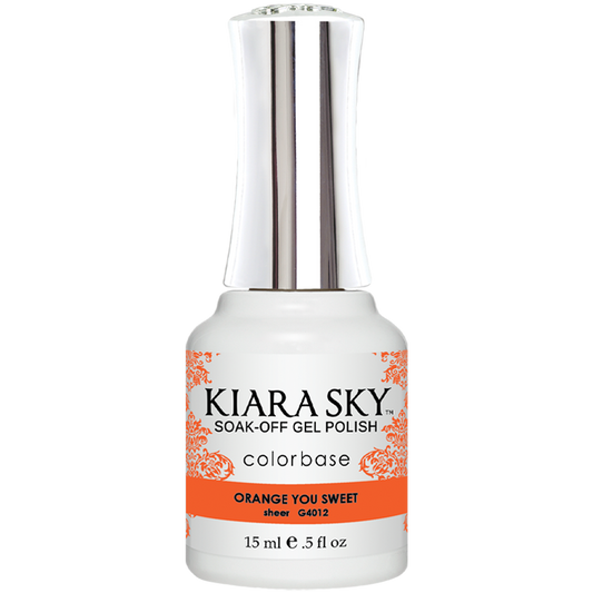 Kiara Sky Jelly Gel Polish - Orange You Sweet - KSG4012