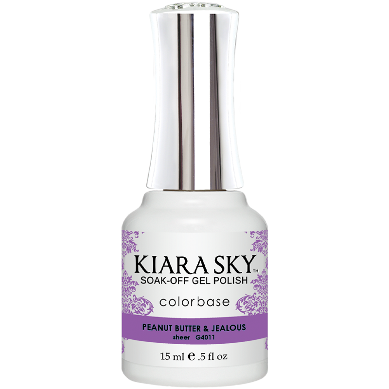 Kiara Sky Jelly Gel Polish - Peanut Butter & Jealous - KSG4011