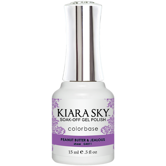 Kiara Sky Jelly Gel Polish - Peanut Butter & Jealous - KSG4011