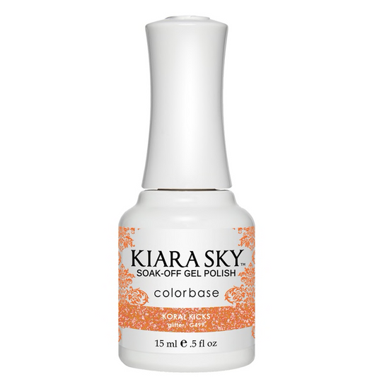 Kiara Sky Gel Polish - Koral Kicks - KSG499