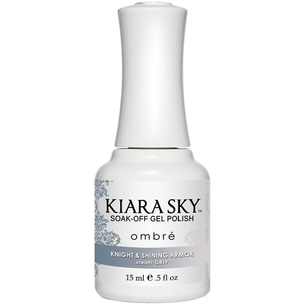 Kiara Sky Ombre Gel Polish - Knight & Shining Amor - KSG819