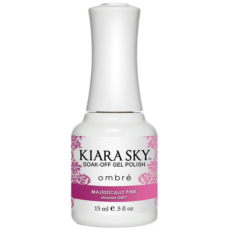 Kiara Sky Ombre Gel Polish - Majestically Pink - KSG807