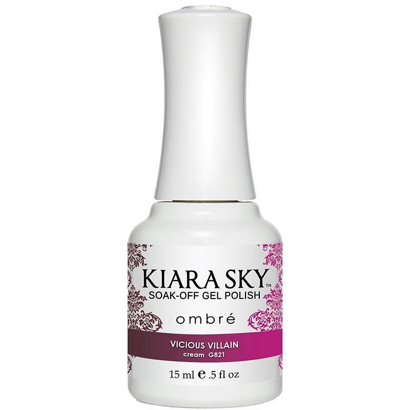 Kiara Sky Ombre Gel Polish - Vicious Villain - KSG821