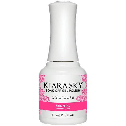 Kiara Sky Gel Polish - Pink Petal - KSG503