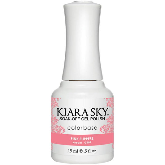 Kiara Sky Gel Polish - Pink Slippers - KSG407