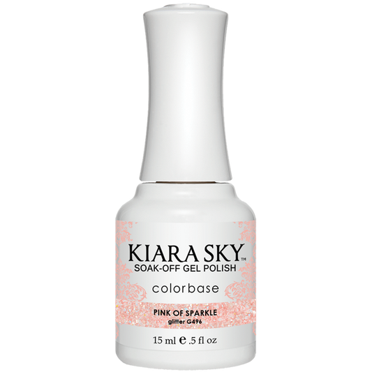 Kiara Sky Gel Polish - Pinking Of Sparkle - KSG496