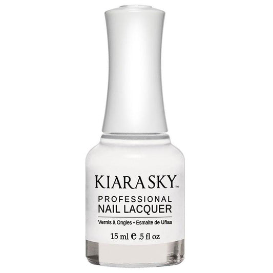 Kiara Sky Nail Lacquer - Pure White - KSN401