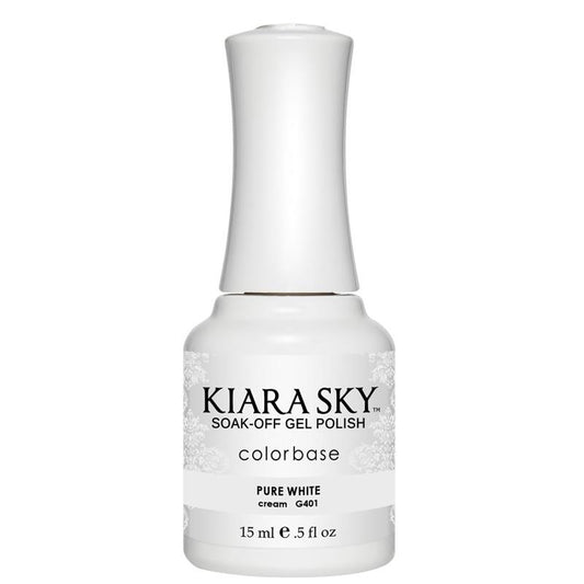 Kiara Sky Gel Polish - Pure White - KSG401