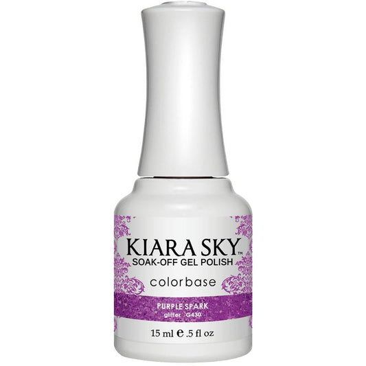 Kiara Sky Gel Polish - Purple Spark - KSG430