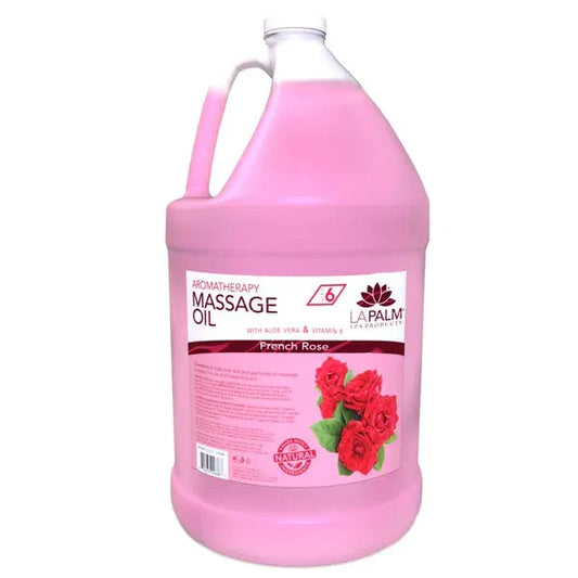 LA PALM ORGANIC MASSAGE OIL (1 GALLON) - FRENCH ROSE