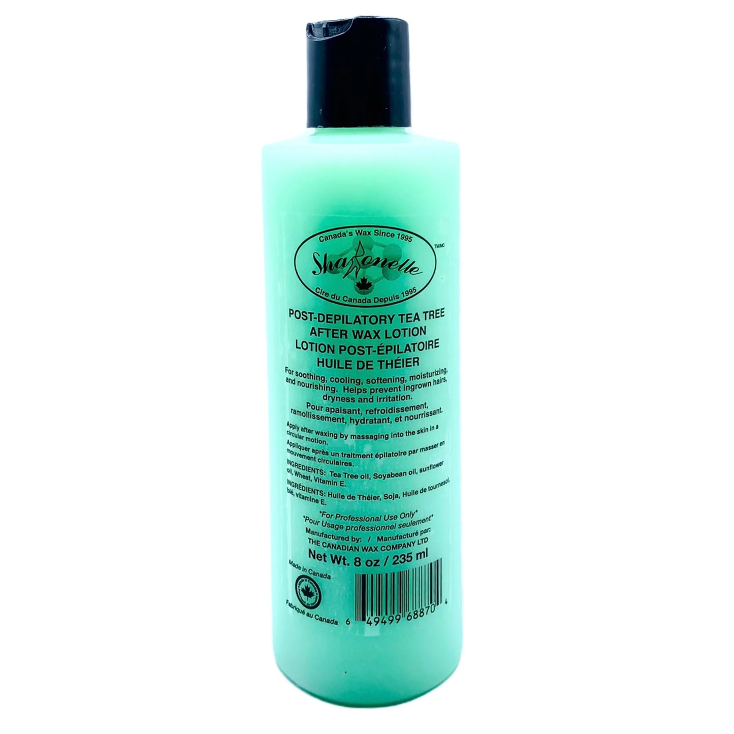 SHARONELLE POST DEPILATORY AFTER WAX LOTION (16OZ) - TEA TREE