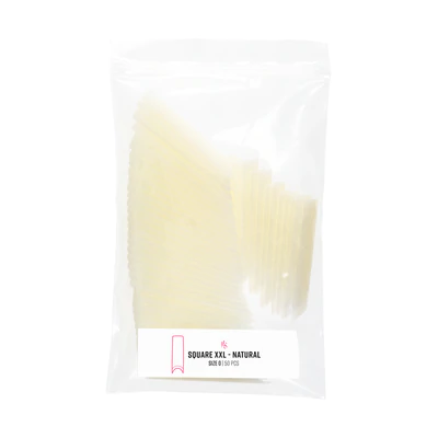 Kiara Sky C-curve Refill Nail Tips Bag (50pcs) - Square XXL Natural